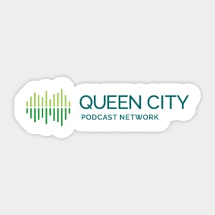 Queen City Podcast Network Revised Logo Sticker